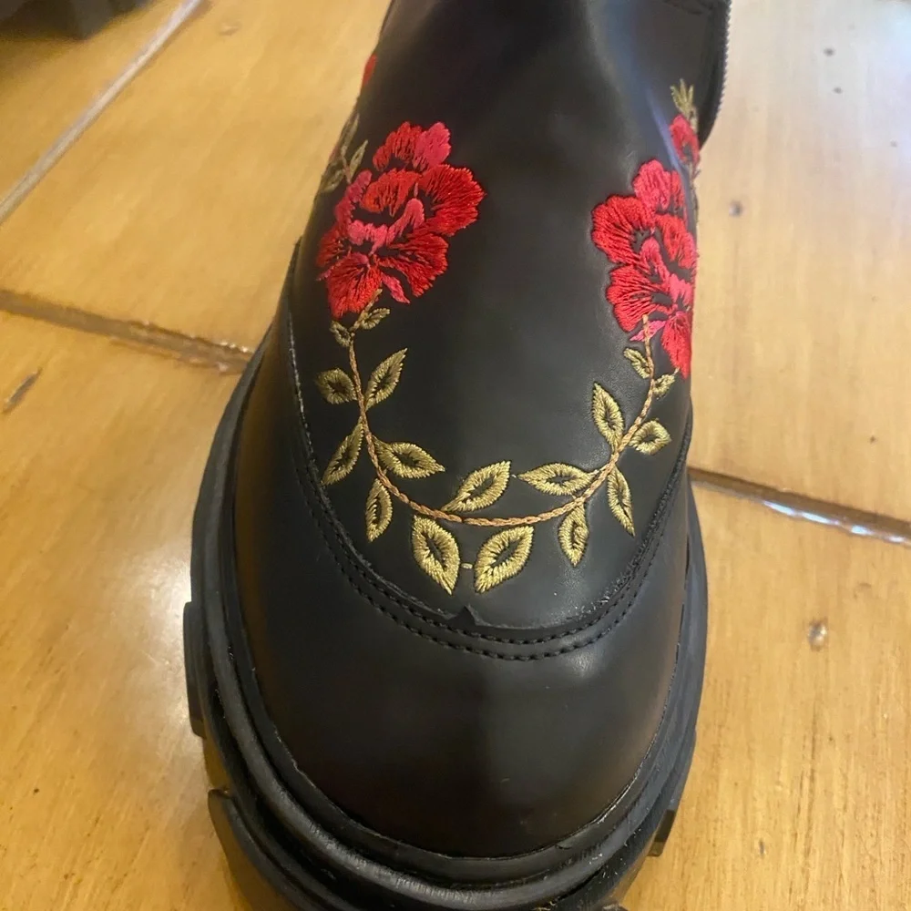 Farm Rio Women’s Floral Ankle Boots Size 7.5